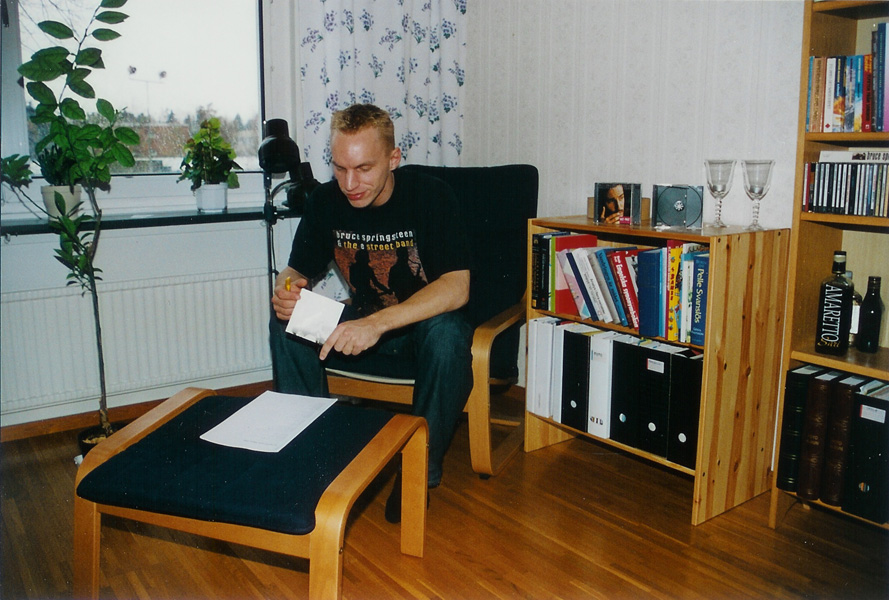 Fredrik (BB2) is enjoying the day.