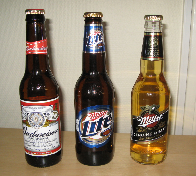 Three different kinds of beer this year
