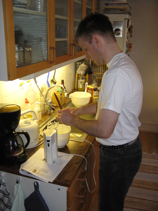 Making muffins