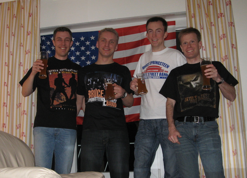 Prost noch einmal! Cheers for the start of the event! And in Germany that means Wheat Beer!