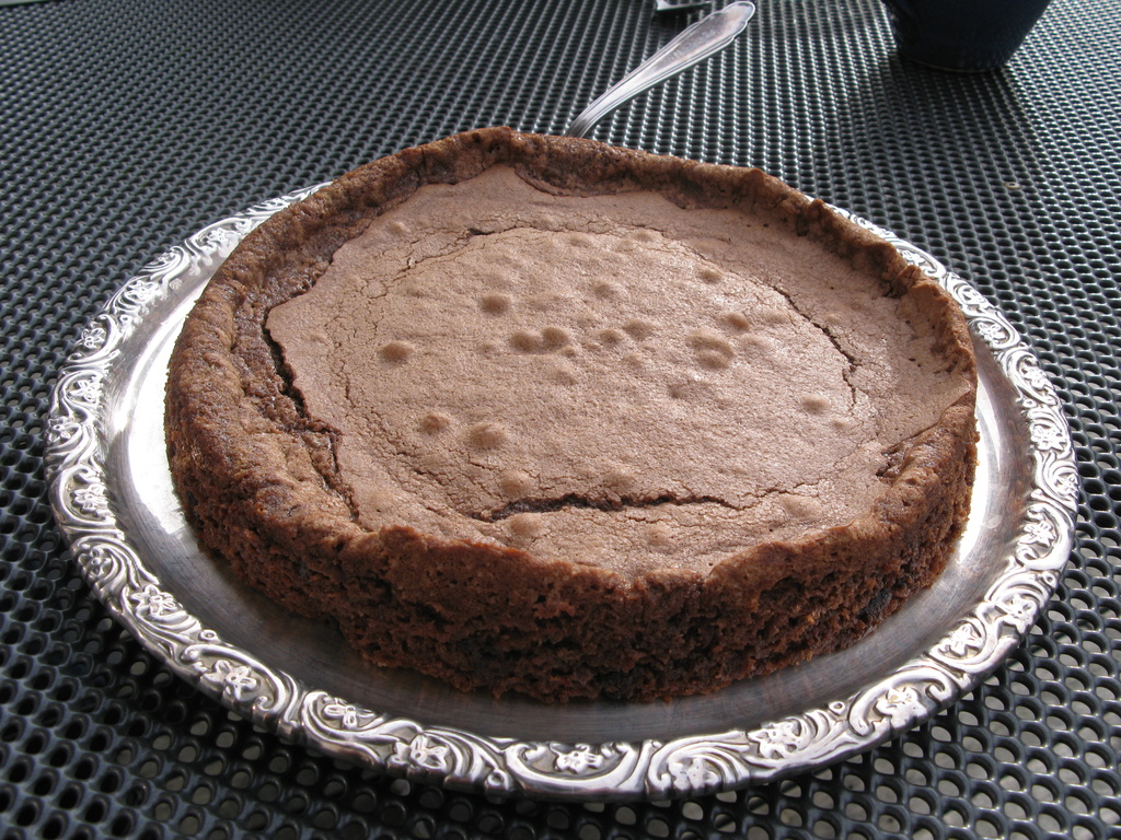Swedish "sticky-cake" with a bacontwist!