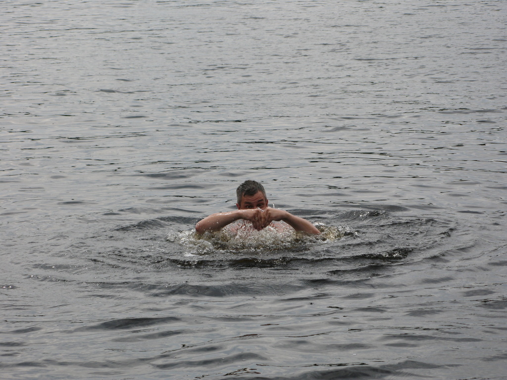 Water version of the Pony Boy dance